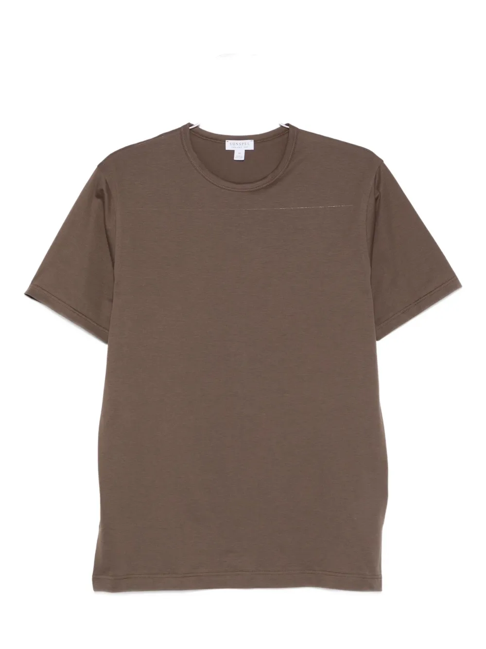 Sunspel camiseta de algodón | marrón | Image 1