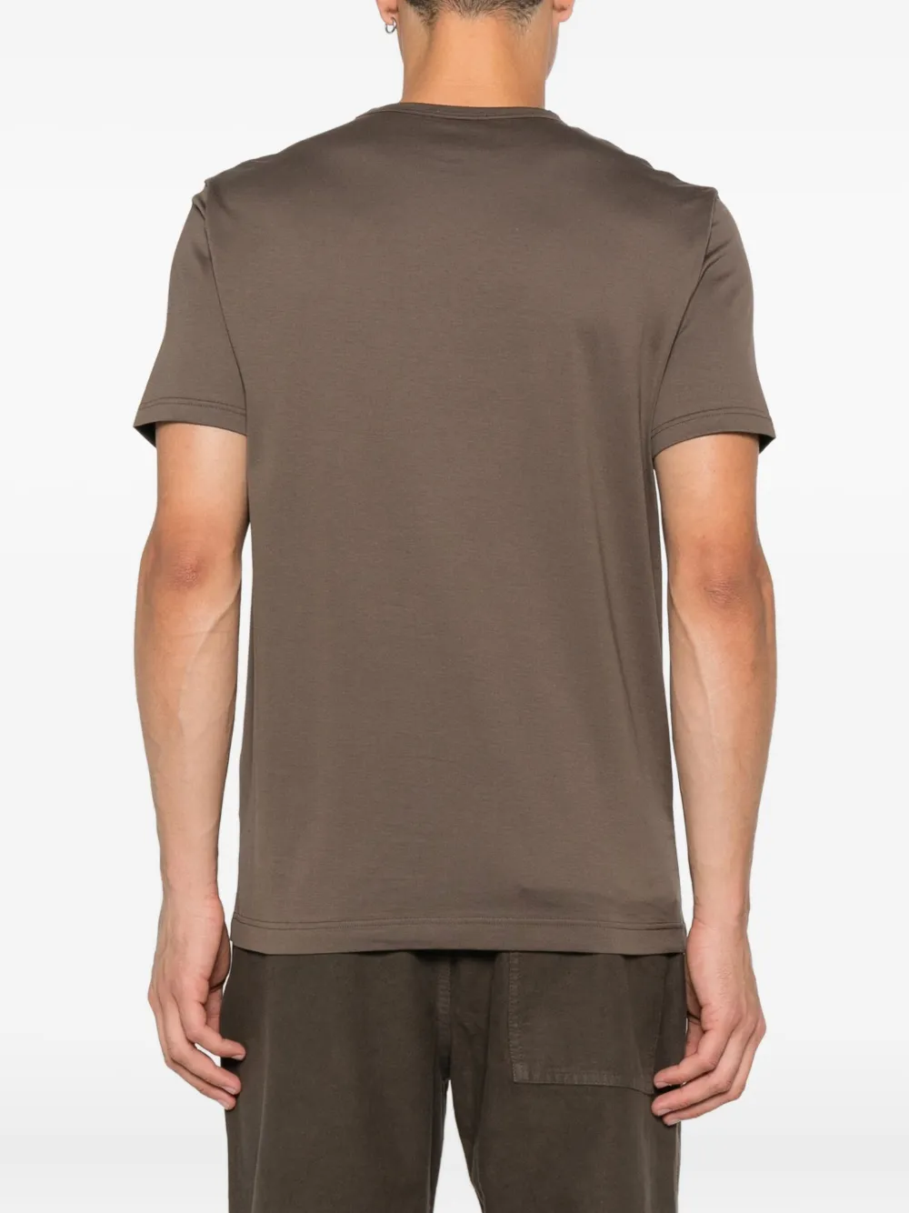 Sunspel Katoenen T-shirt Bruin