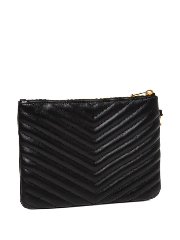 SALESAINT LAURENT ブラック クラッチバッグ Saint Laurent クラッチバッグ | ブラック | FARFETCH JP