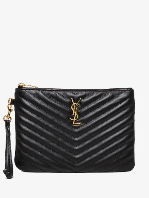 Saint Laurent 카상드르 마틀라세 레더 A5 파우치