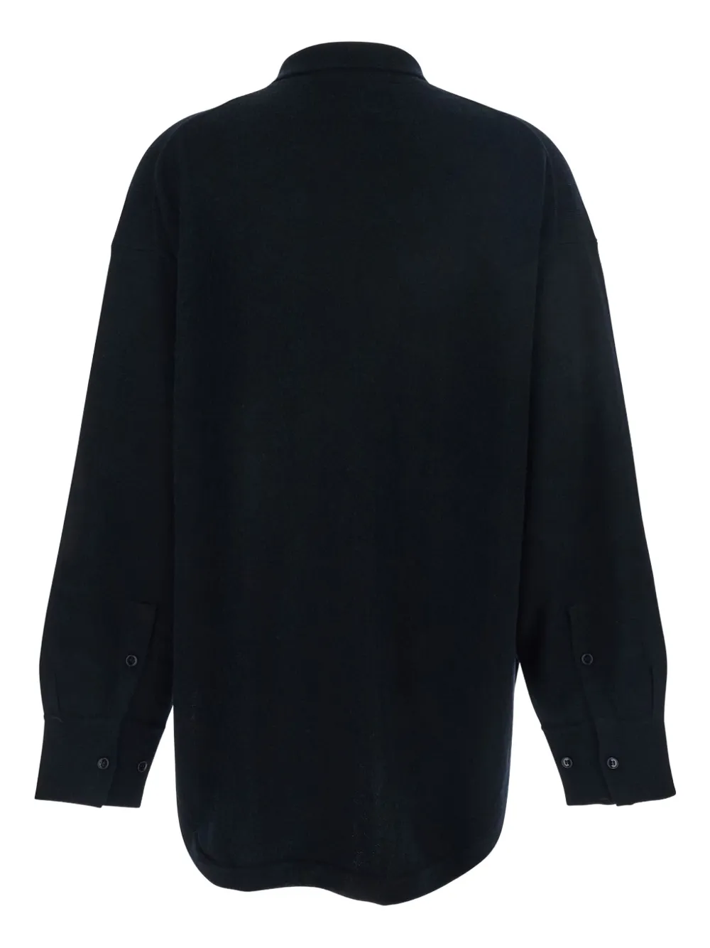 Allude Top met zak en knopen - Zwart