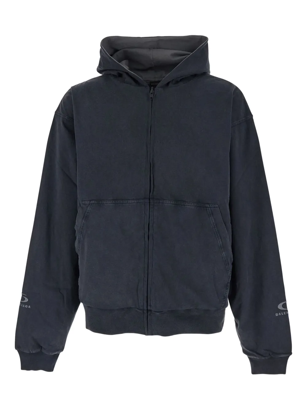 Balenciaga sudadera reversible con capucha y cremallera | gris | Image 1