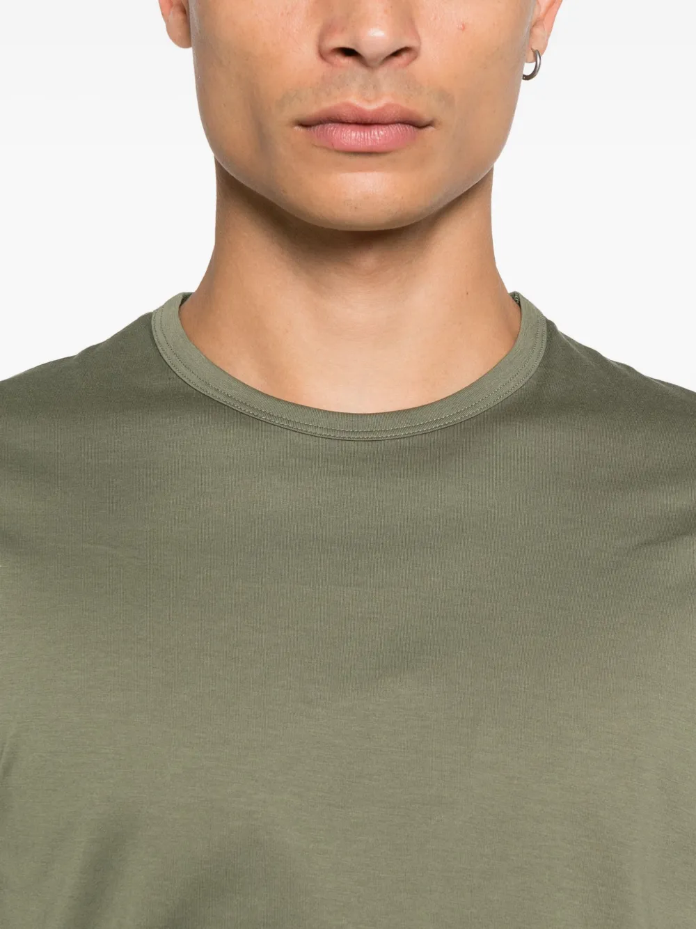 Sunspel Katoenen T-shirt Groen