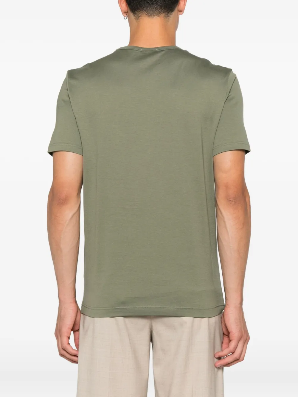 Sunspel Katoenen T-shirt Groen