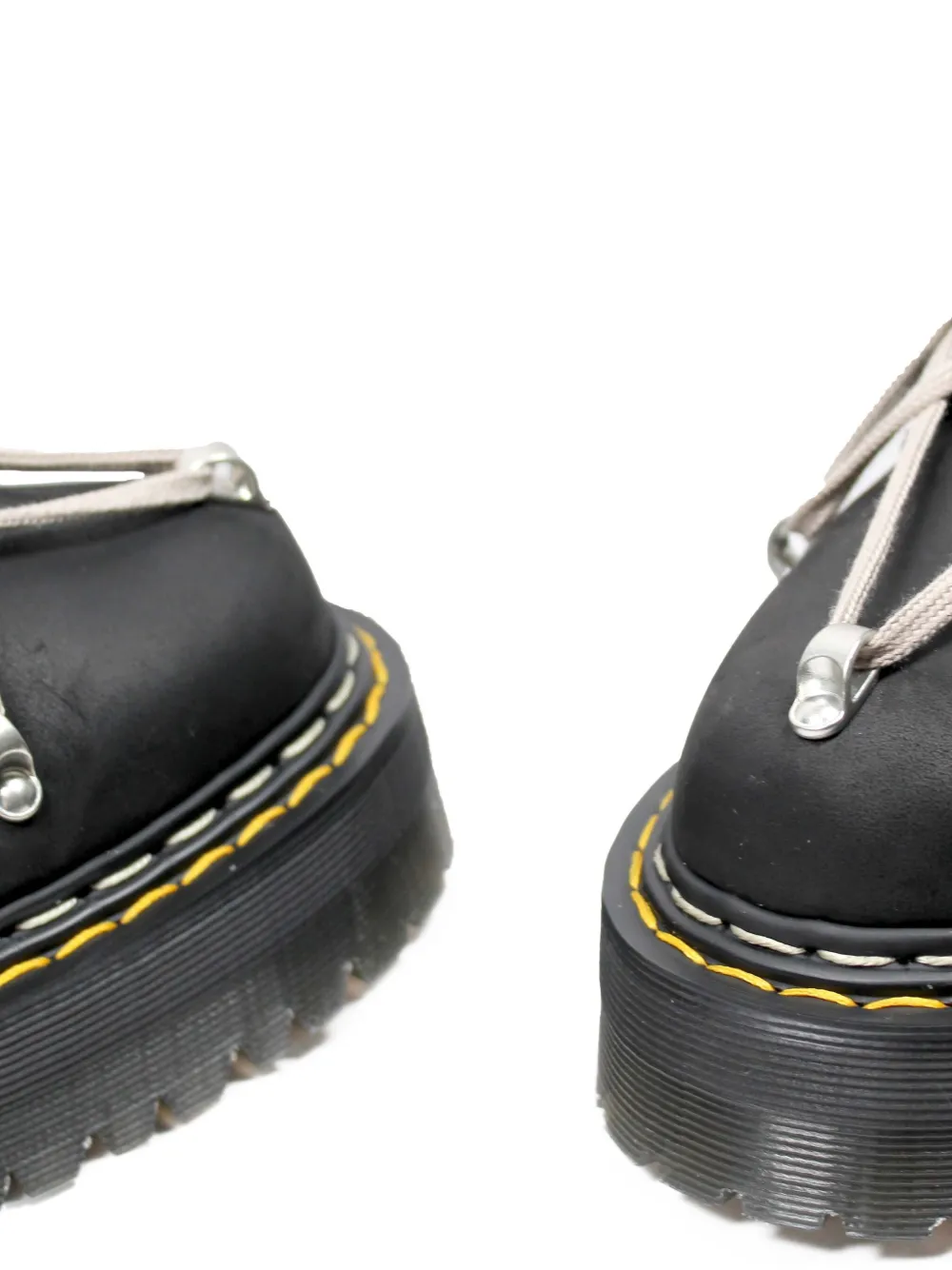 Dr. Martens X Rick Owens 1b60 Quad Lace-up Platform Boots In Black