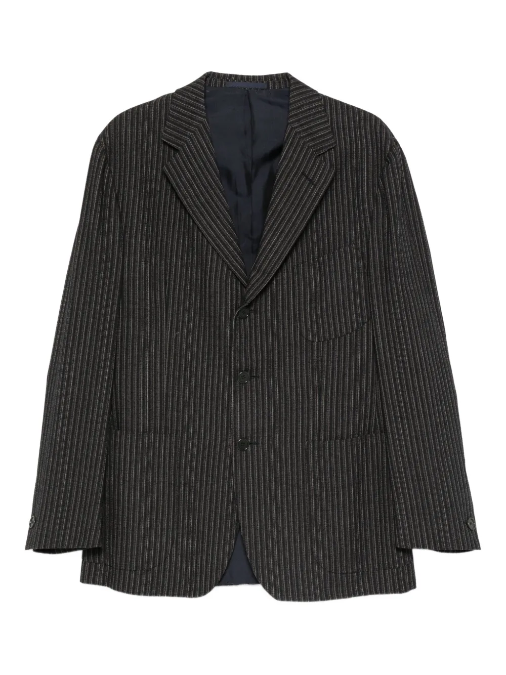 Romeo Gigli Pre-Owned 1990s striped jacket | Blue | Image 1