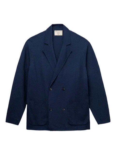 CHÉ Garcia double-breasted textured blazer