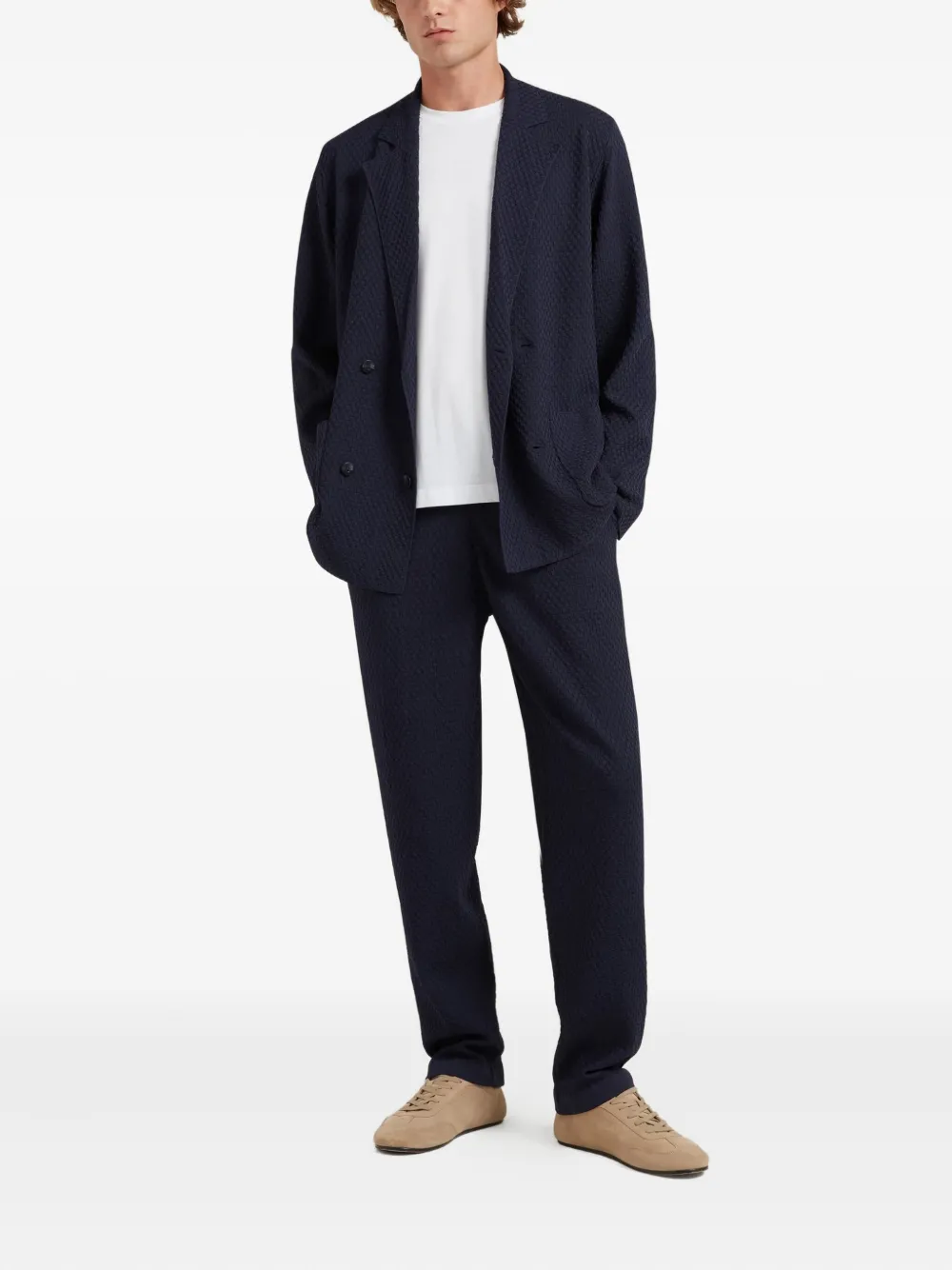 CHÉ textured drawstring trousers | Regular-Fit & Straight Leg Pants | Image 2