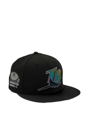 Supreme MLB Teams ボックスロゴ ストライプ キャップ | ブラック