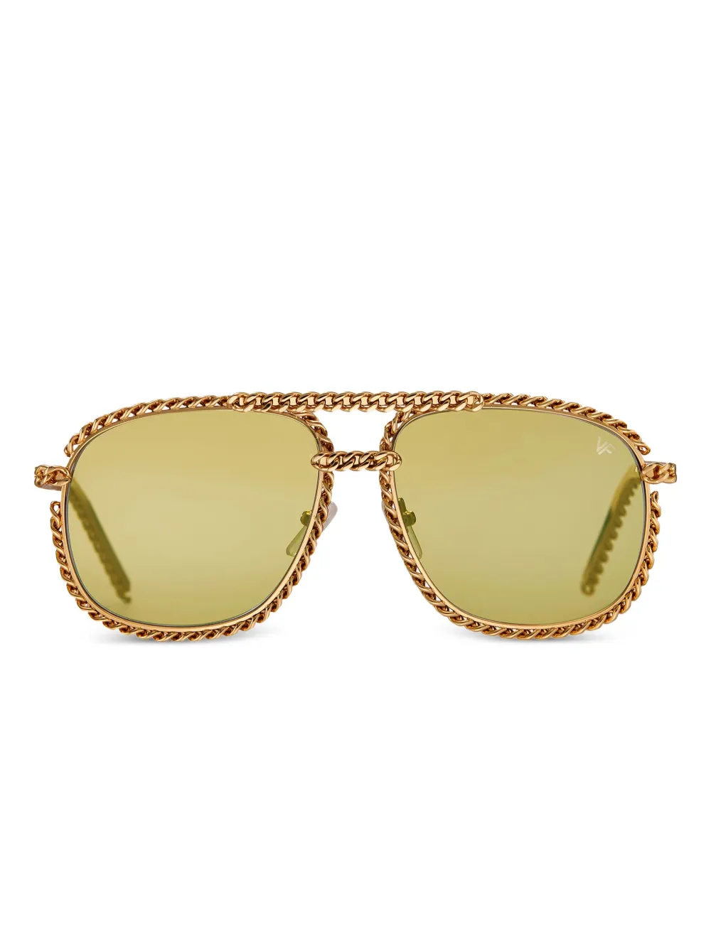 Vintage Frames Company Snatch Full Cuban Edition sunglasses | Gold | Image 1