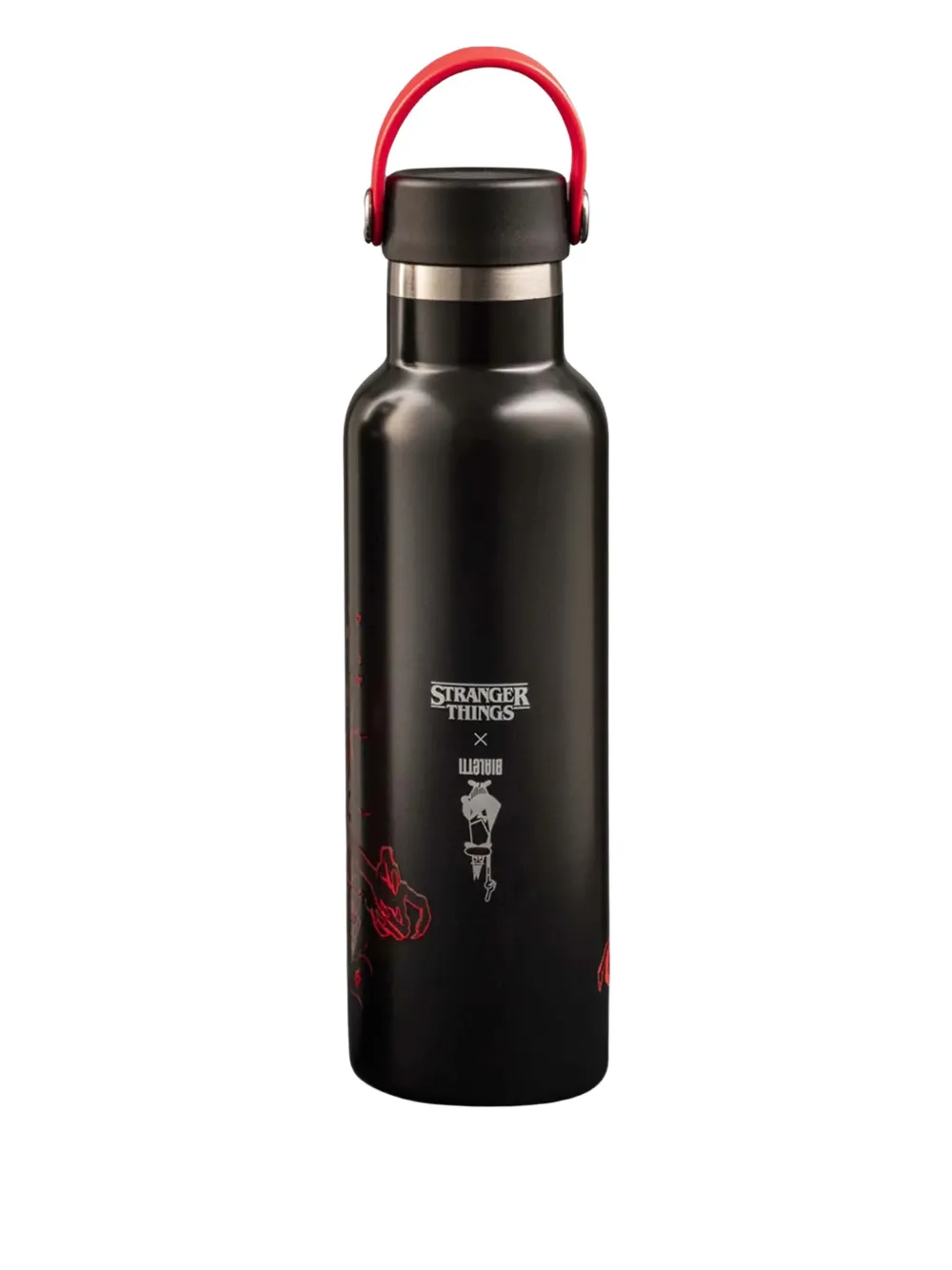 Bialetti X Netflix Stranger Things Thermic Bottle (600ml) In Black