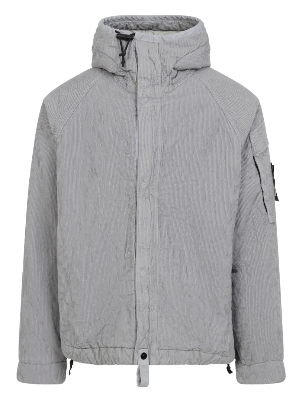 Stone Island chamarra texturizada con capucha | gris | Image 1