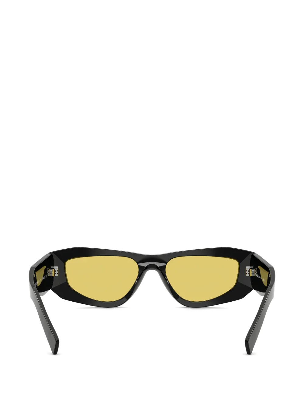 Prada Eyewear Zonnebril met geometrisch montuur Zwart