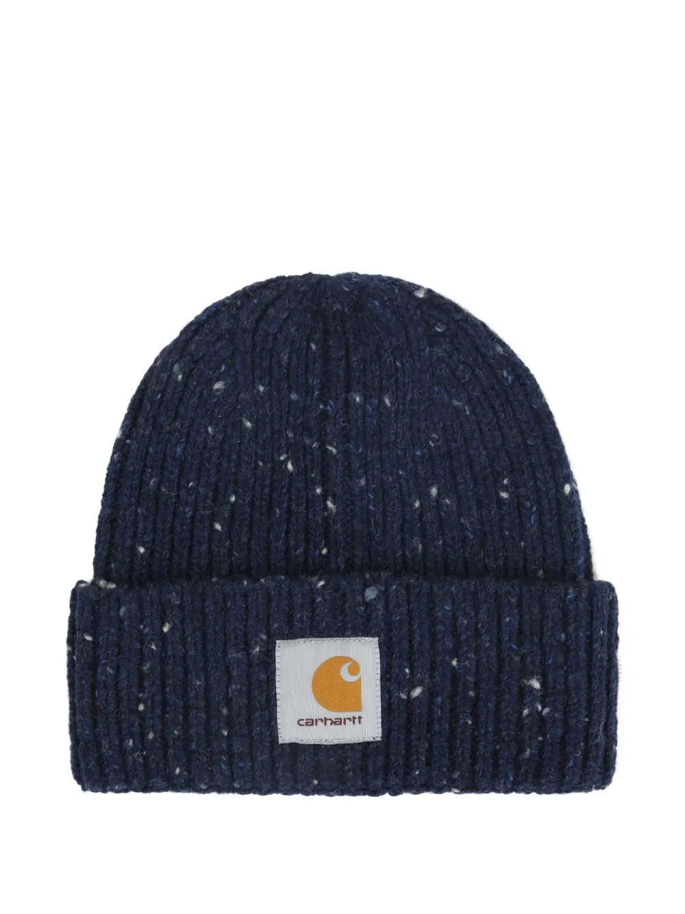 Carhartt Wip Speckled Jupiter Blue Wool Anglistic Beanie In Blue