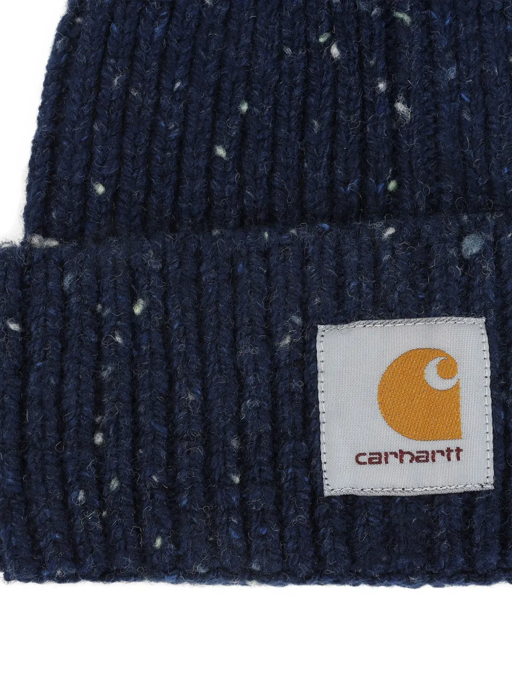 Carhartt Wip Speckled Jupiter Blue Wool Anglistic Beanie In Blue