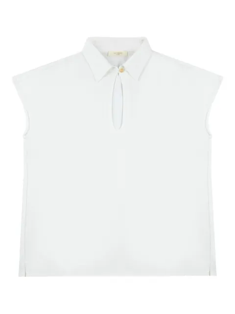 Zanone keyhole-detailed blouse