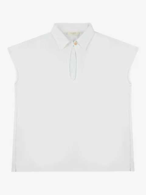Zanone keyhole-detailed blouse