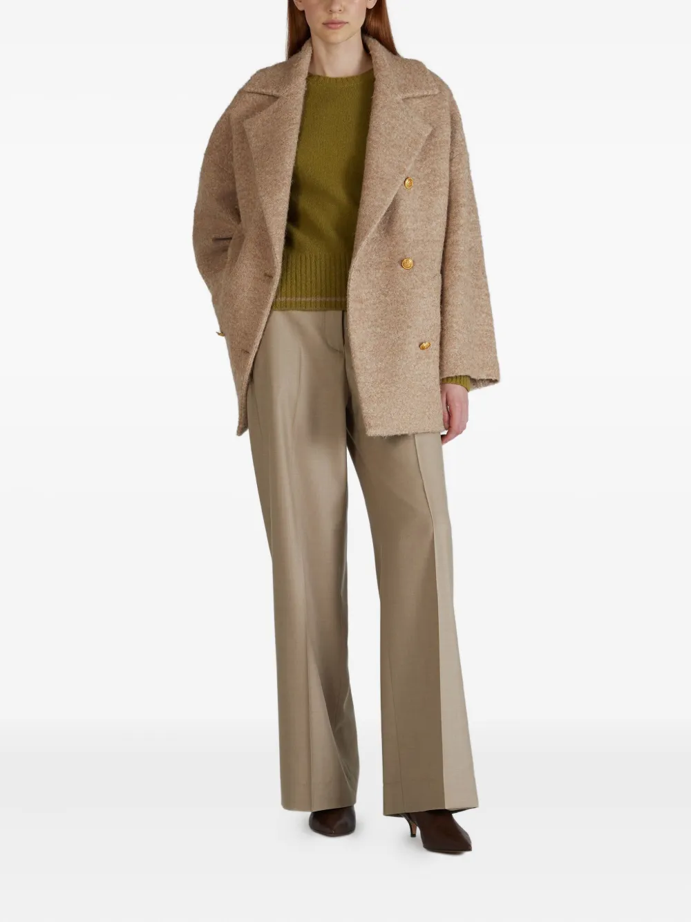 Incotex Flanellen broek - Beige