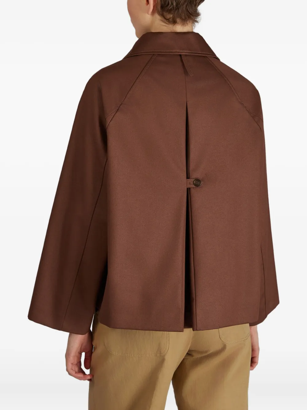 Montedoro Cotton Jacket In Brown
