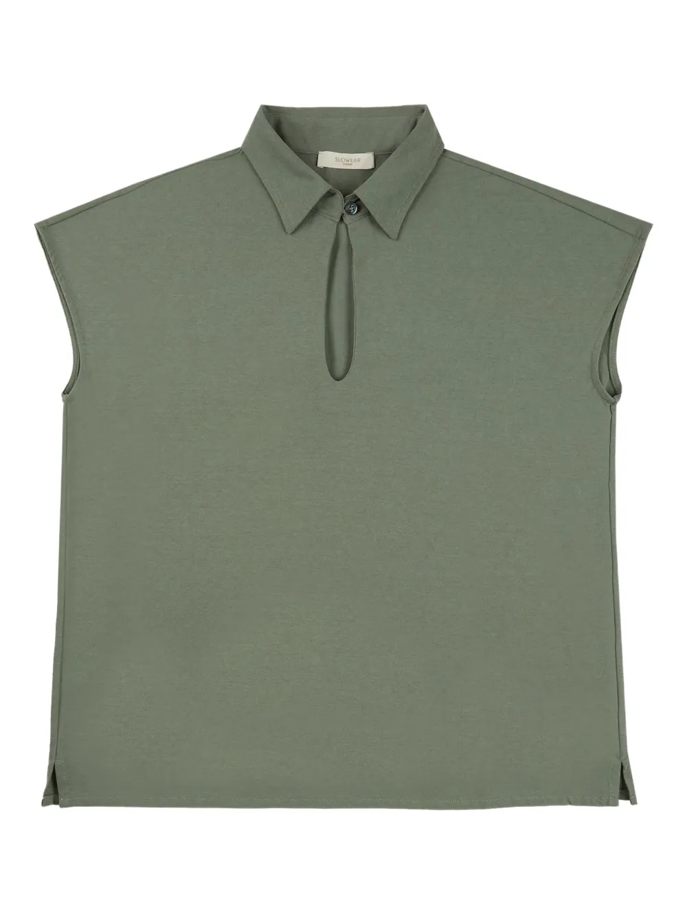 slowear Polo con apertura a goccia - Verde