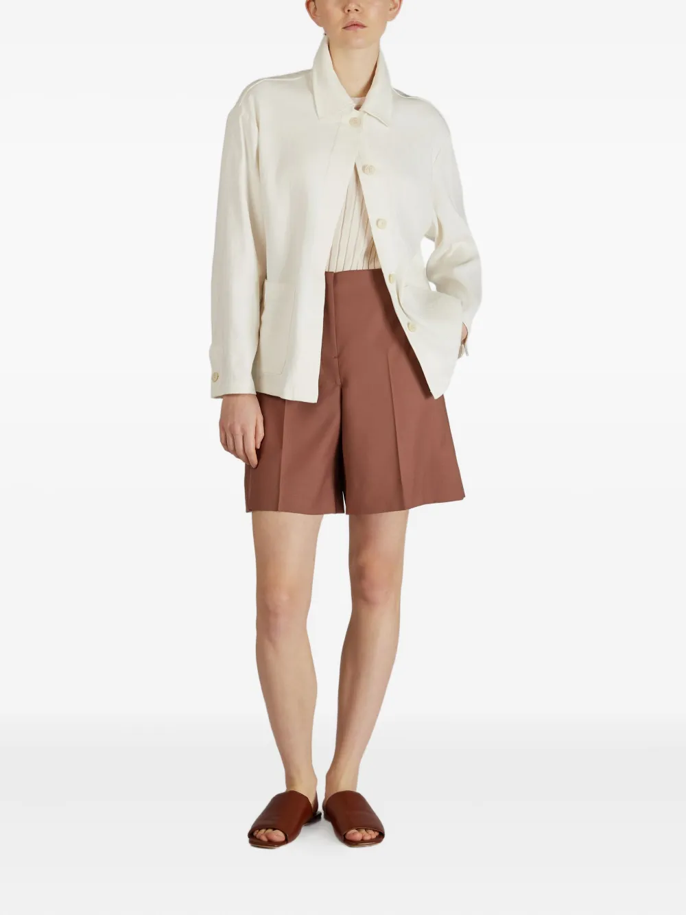 Incotex tailored wool shorts | Tailored Shorts | Image 2