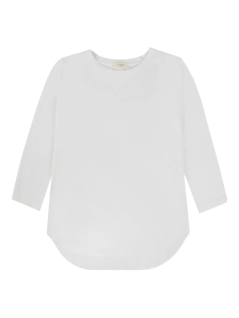Zanone Crew-neck Long-sleeve T-shirt In White
