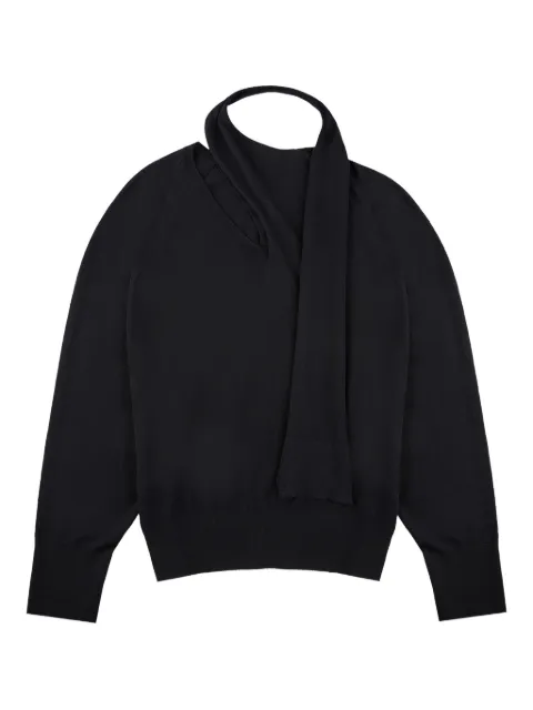 Zanone scarf sweater