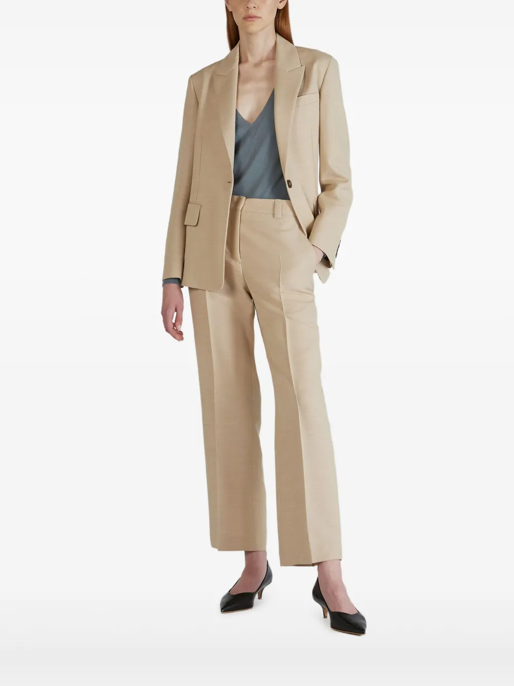 Zanone V-neck Sweater In Blue