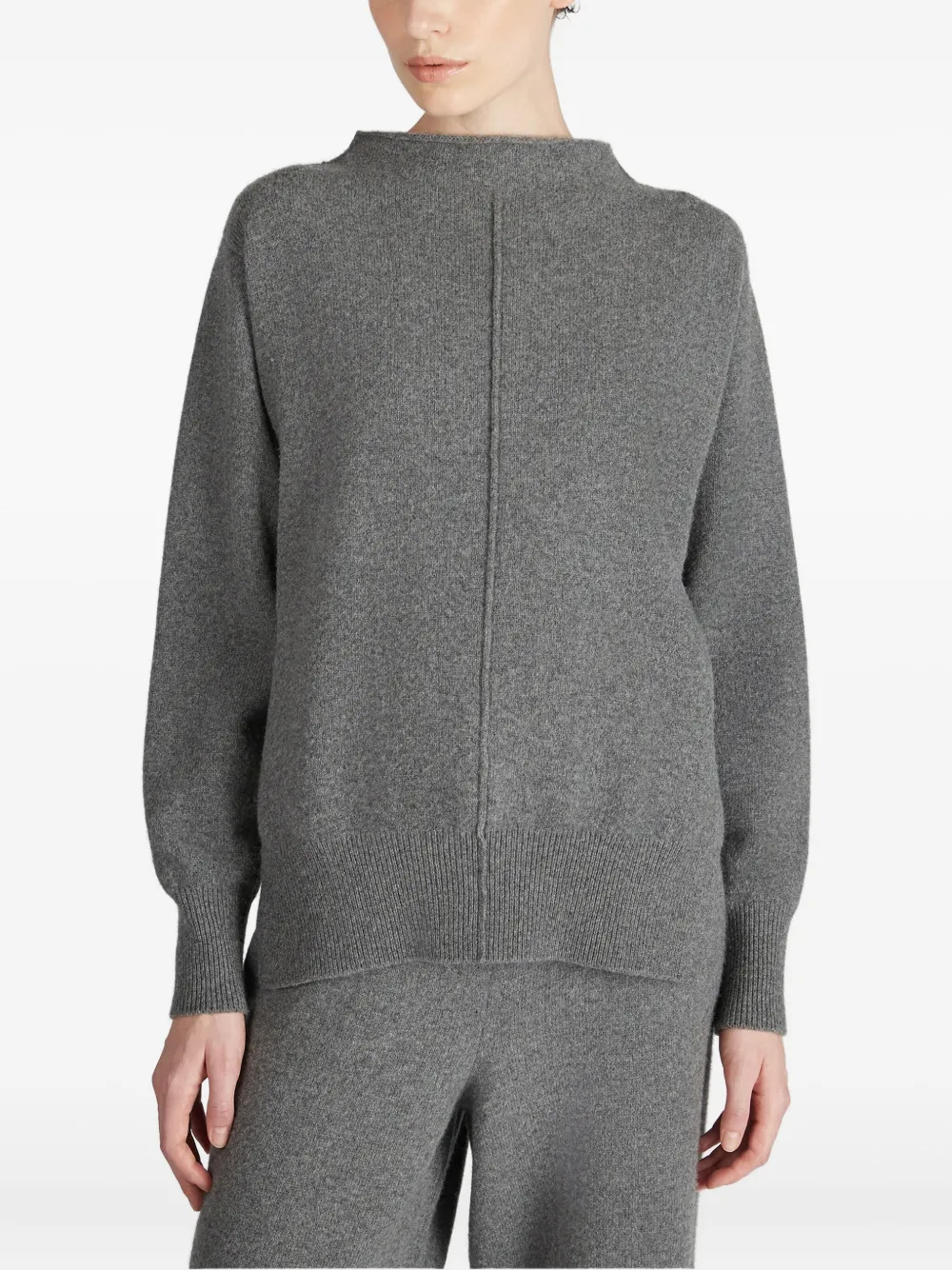 Zanone Cut-neck Sweater In Gray