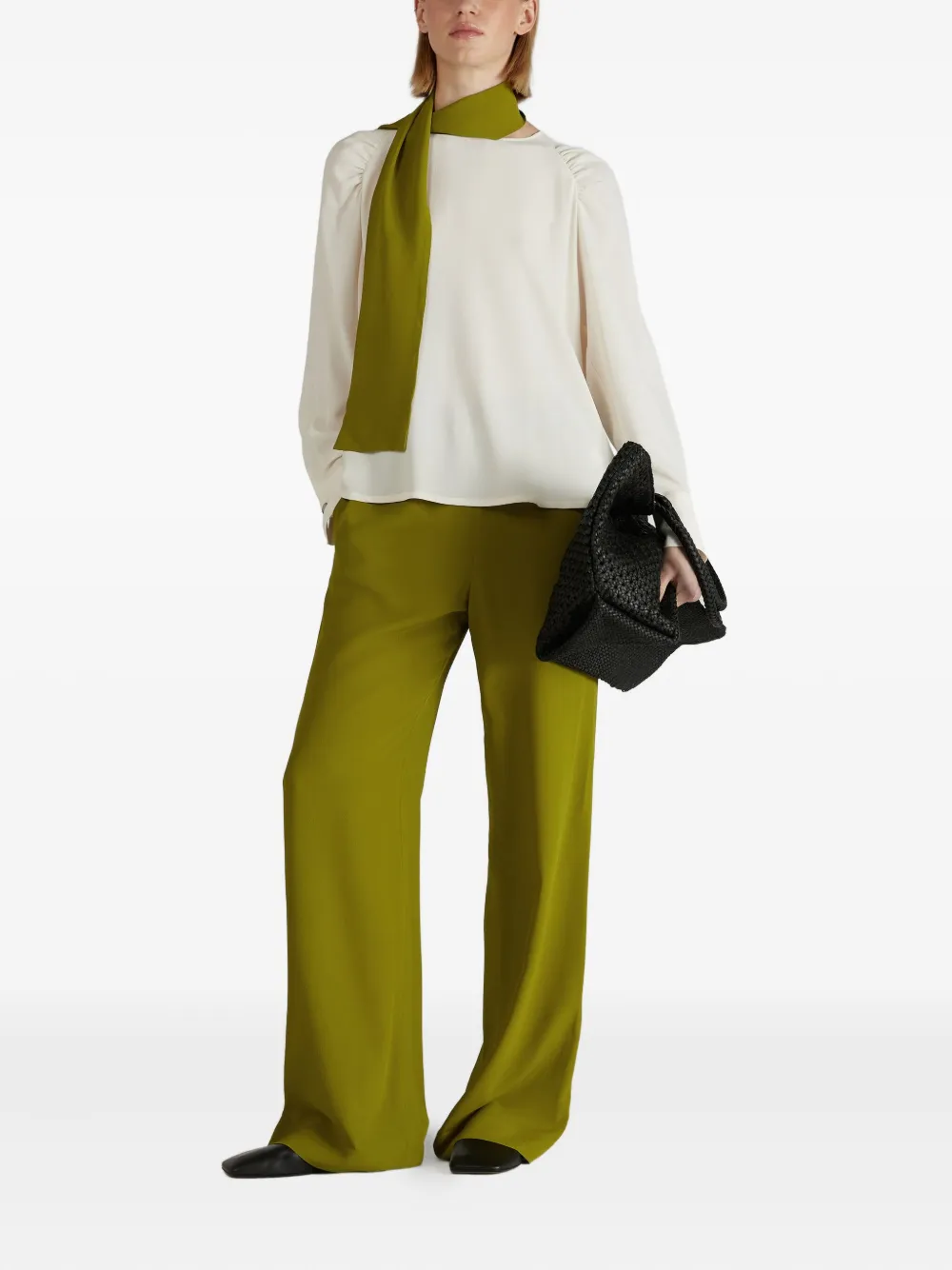 slowear elastic-waistband trousers | Straight-Leg Pants | Image 2