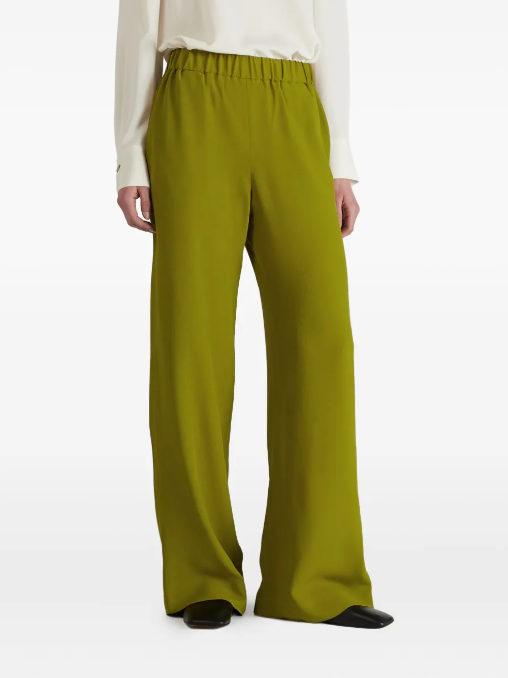 slowear elastic-waistband trousers | Green | Image 1