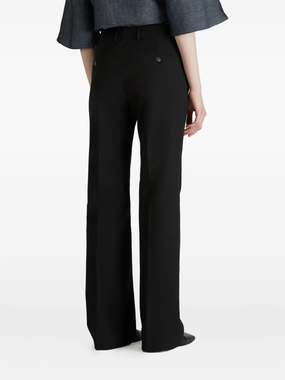 Incotex Broek met verborgen sluiting Zwart