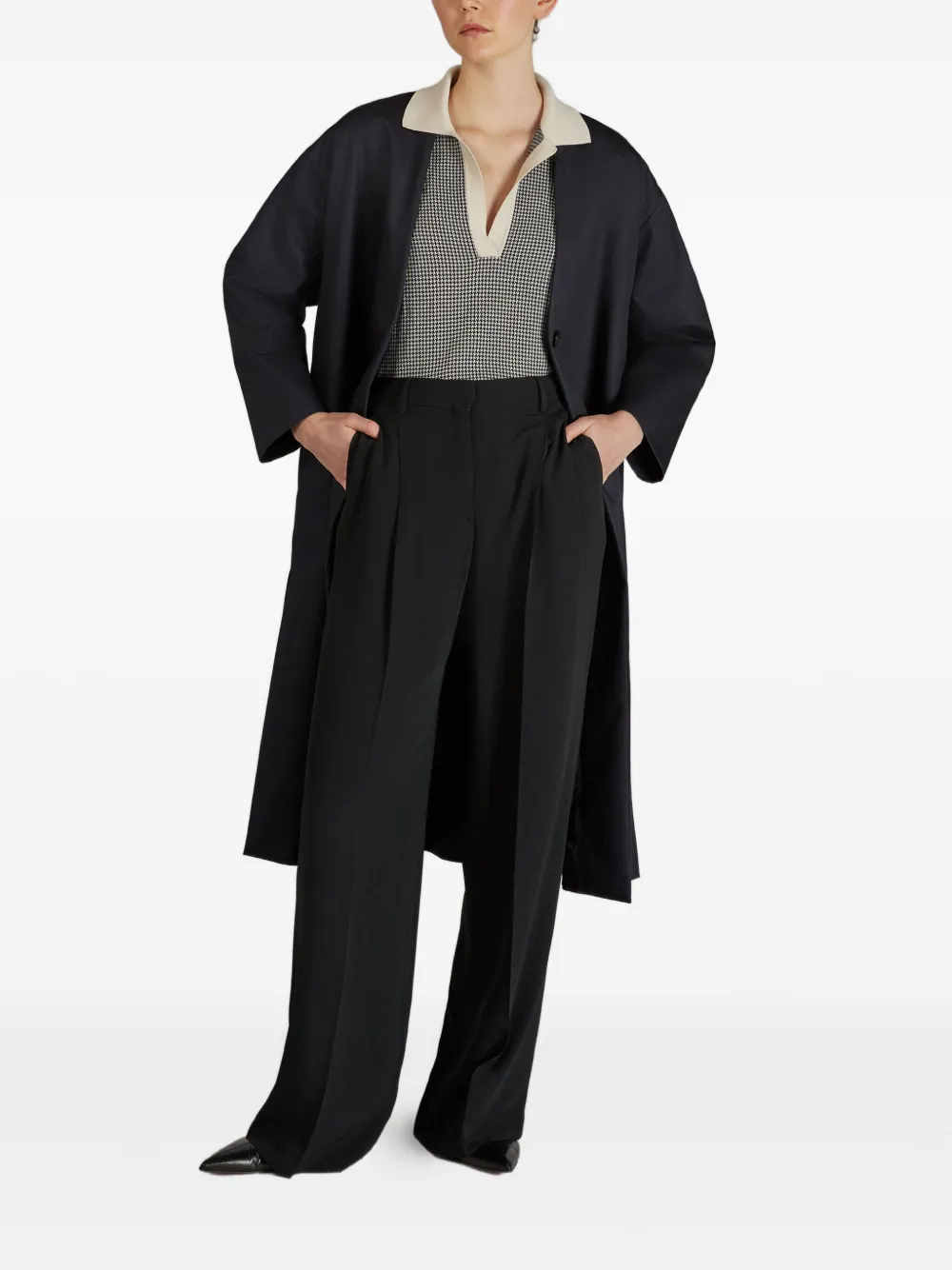 Montedoro button single-breasted coat | Single Breasted Coats | Image 2