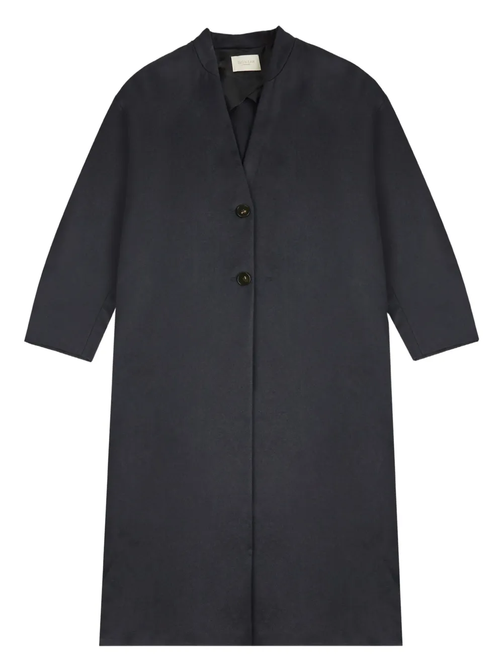 Montedoro button single-breasted coat | Blue | Image 1