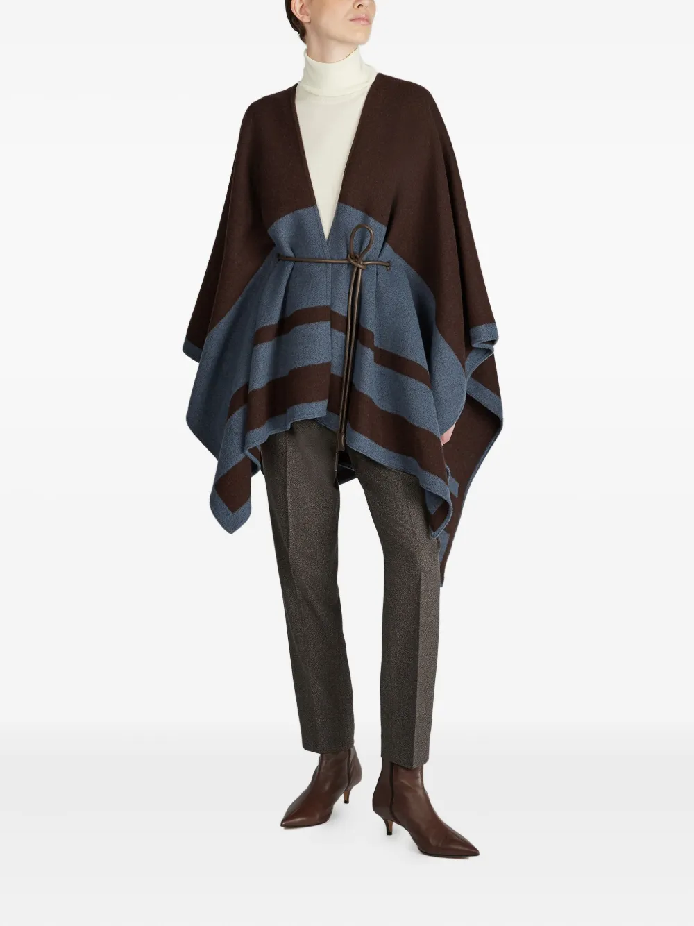 Incotex Flanellen broek - Bruin