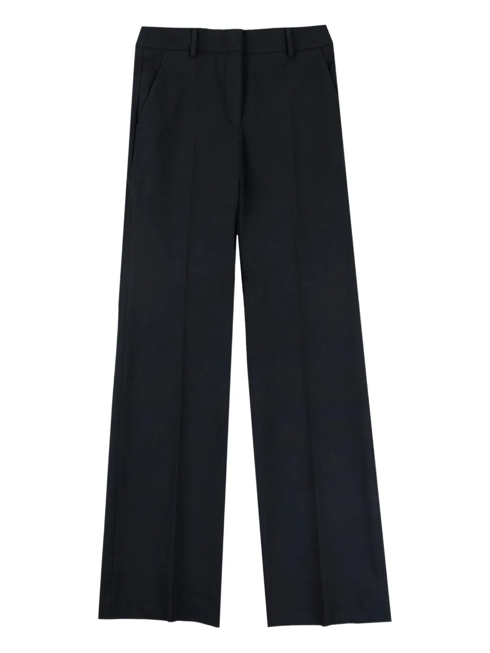 Incotex Concealed-fastening Trousers In Black