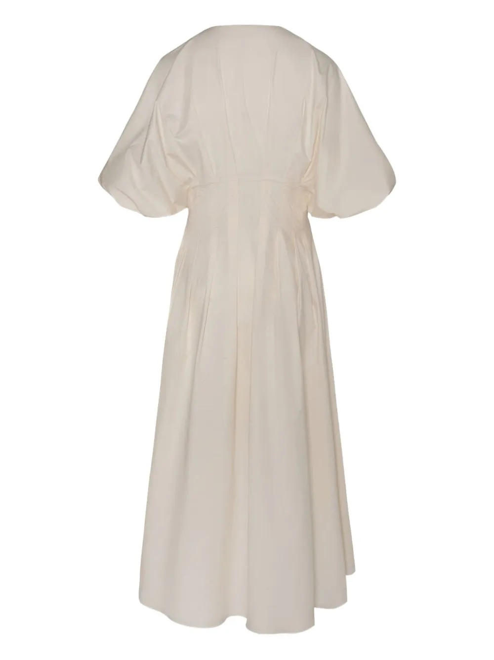 Johanna Ortiz Endless Spring Bow-button Dress In White