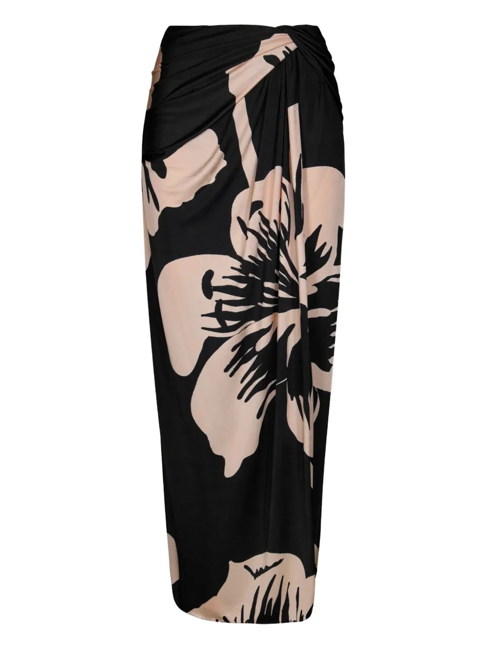 Johanna Ortiz Luminosity Floral Skirt In Black