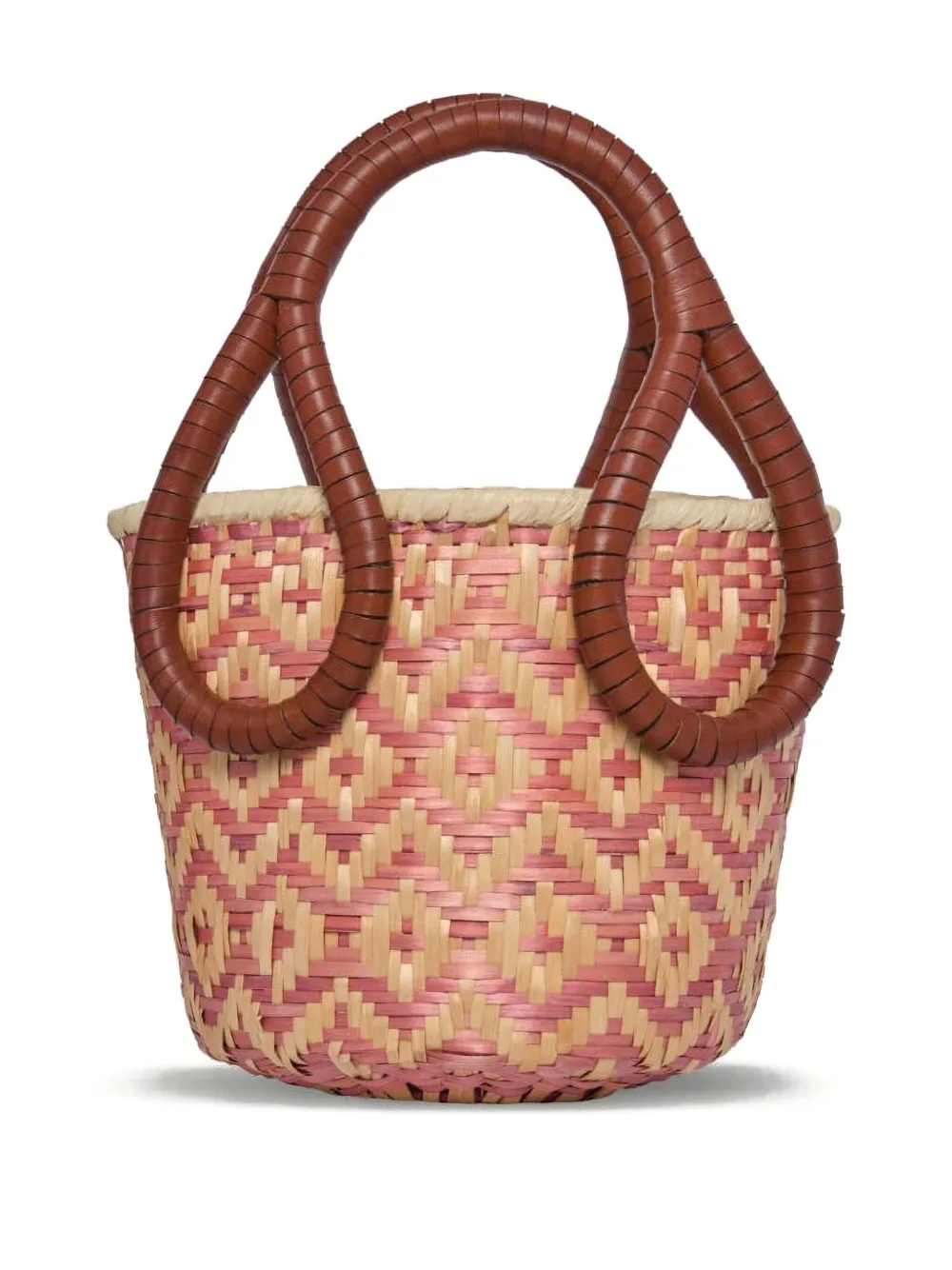 Johanna Ortiz Mini Understanding Of The Cosmos Bucket Bag In Pink