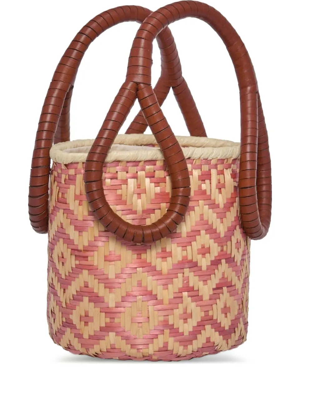 Johanna Ortiz Mini Understanding Of The Cosmos Bucket Bag In Pink