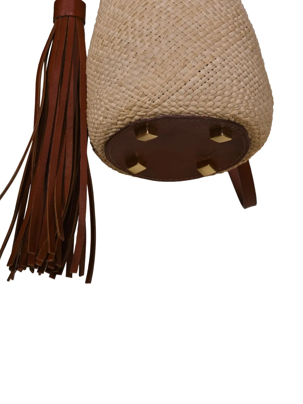 Johanna Ortiz The Provider Mochila Tassel Bucket Bag In Neutral