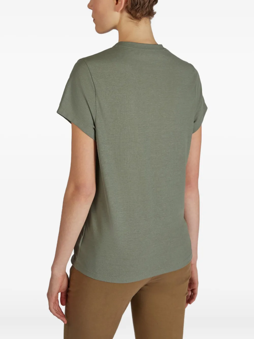 Zanone Crew-neck T-shirt In Green