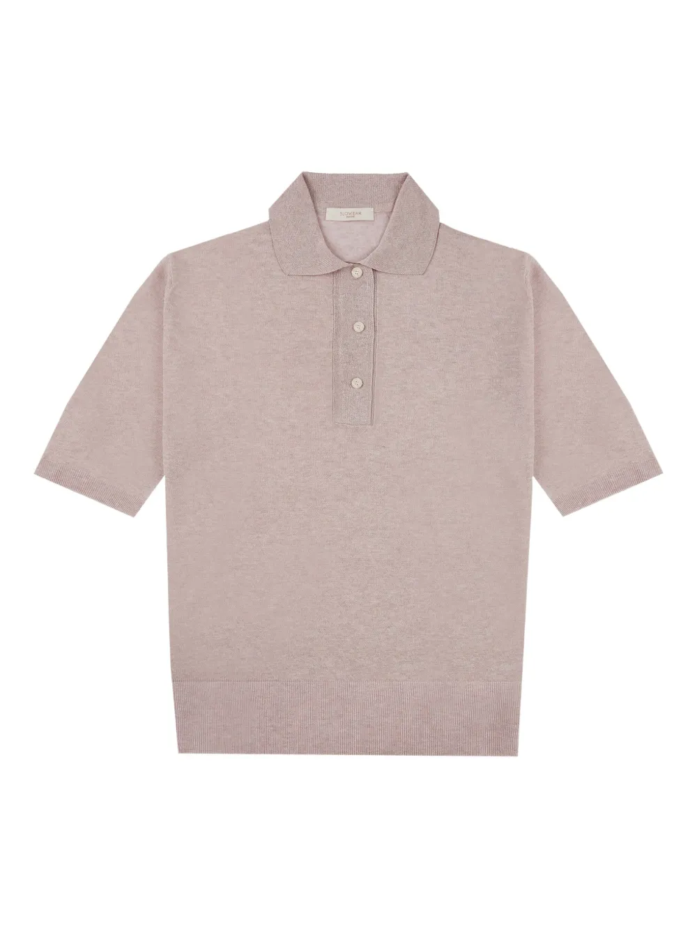 Zanone Polotop met knopen Roze
