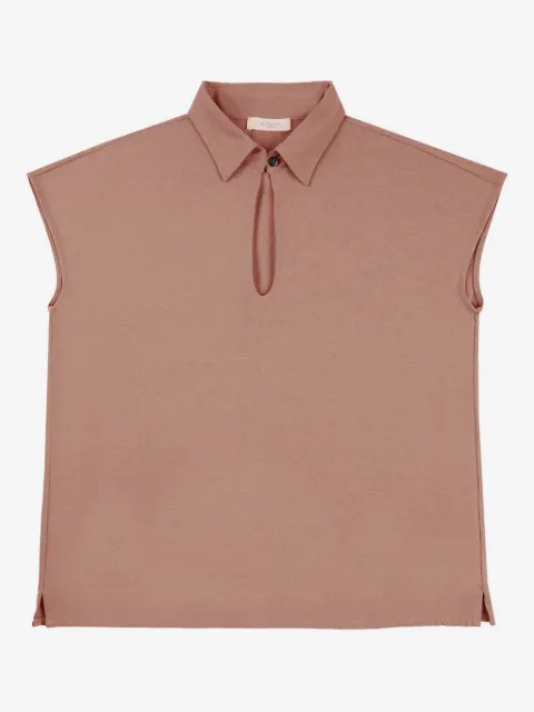 Zanone keyhole polo top