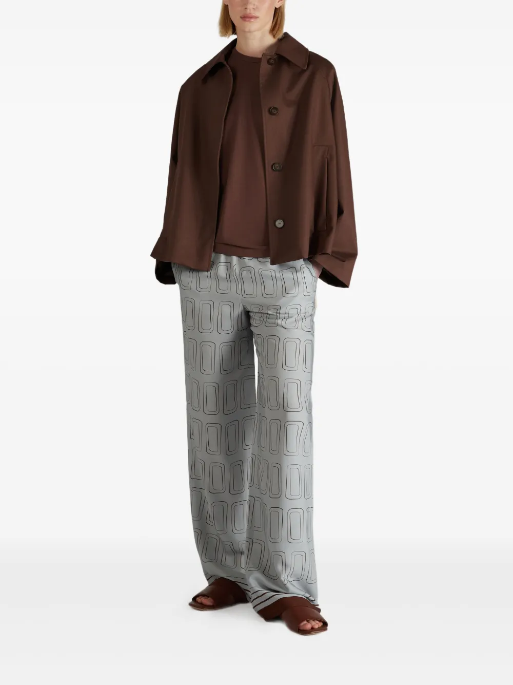 Zanone Cotton T-shirt In Brown