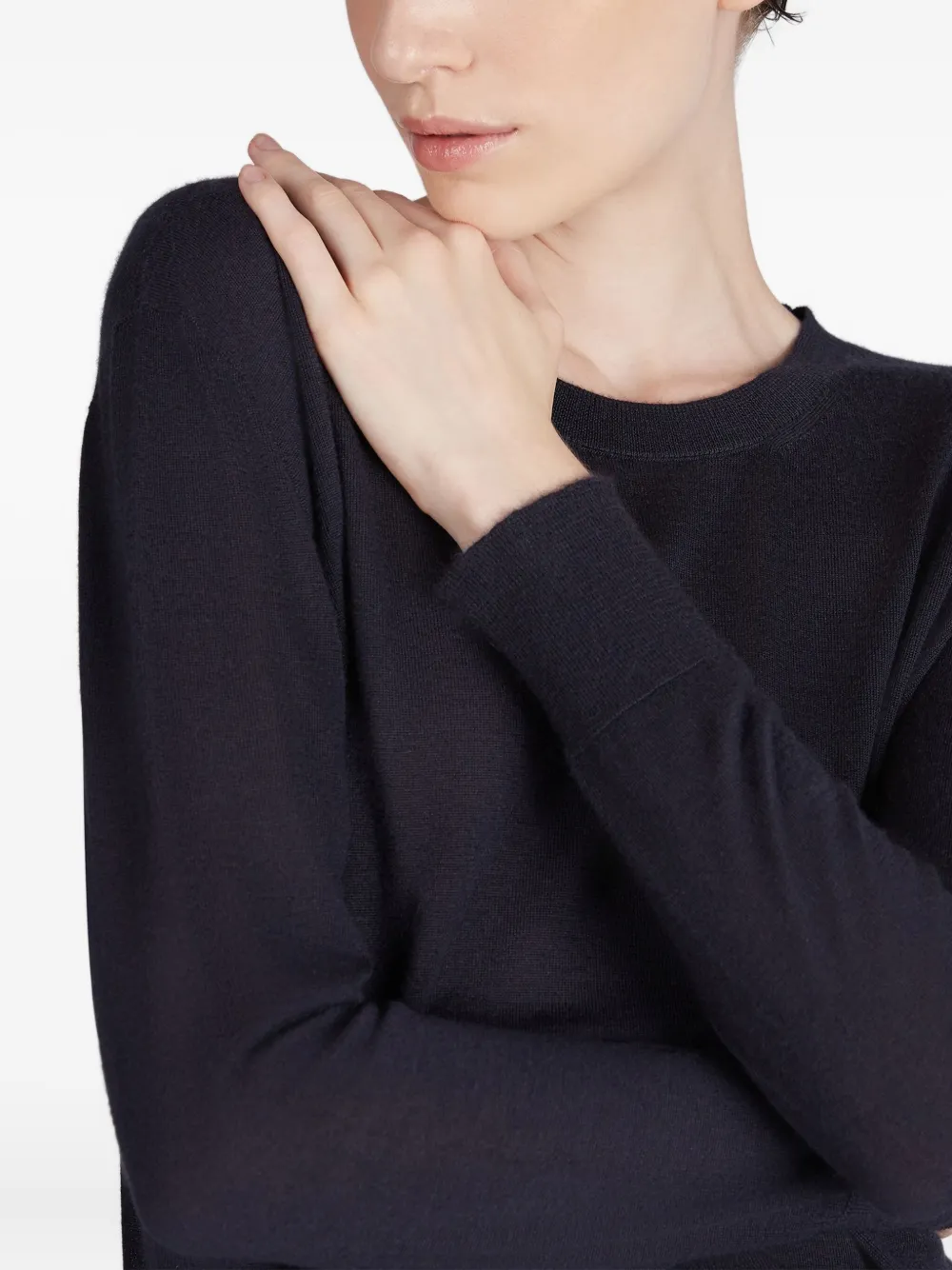 Zanone Crew-neck Sweater In Blue