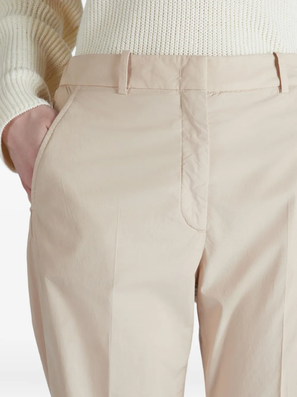 Incotex Pleated Trousers In Neutral
