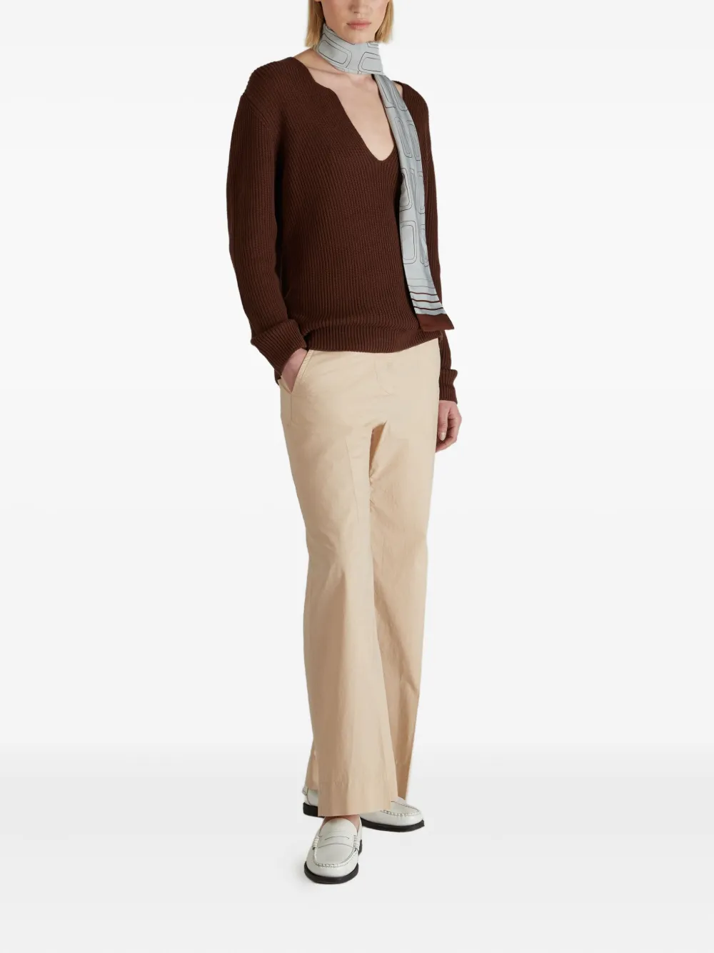 Incotex Popeline broek - Beige