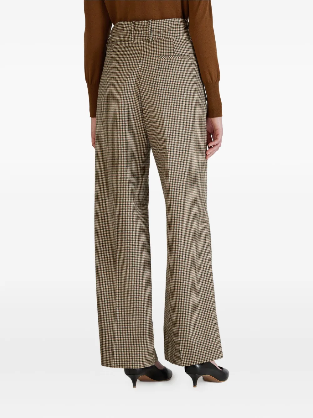 Incotex Belt Check Trousers In Multi