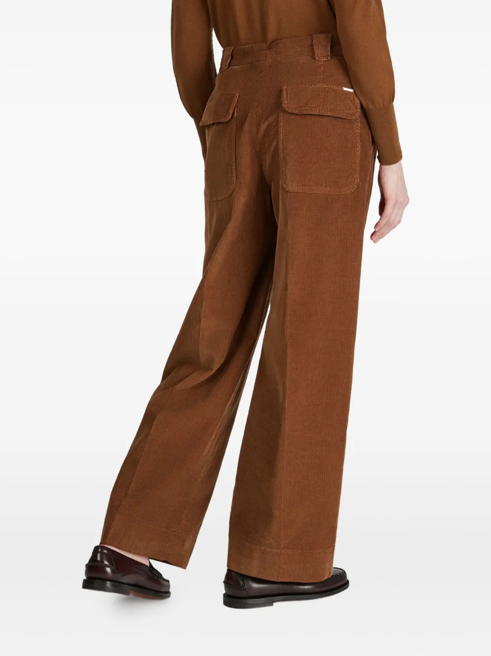 Incotex Corduroy Trousers In Brown